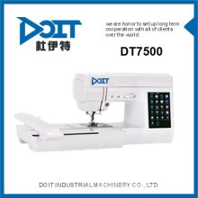 DT 7500 Multi-function domestic computerized embroidery machine prices